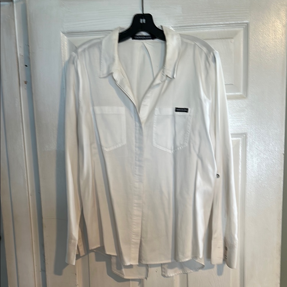 White Button-Up Shirt